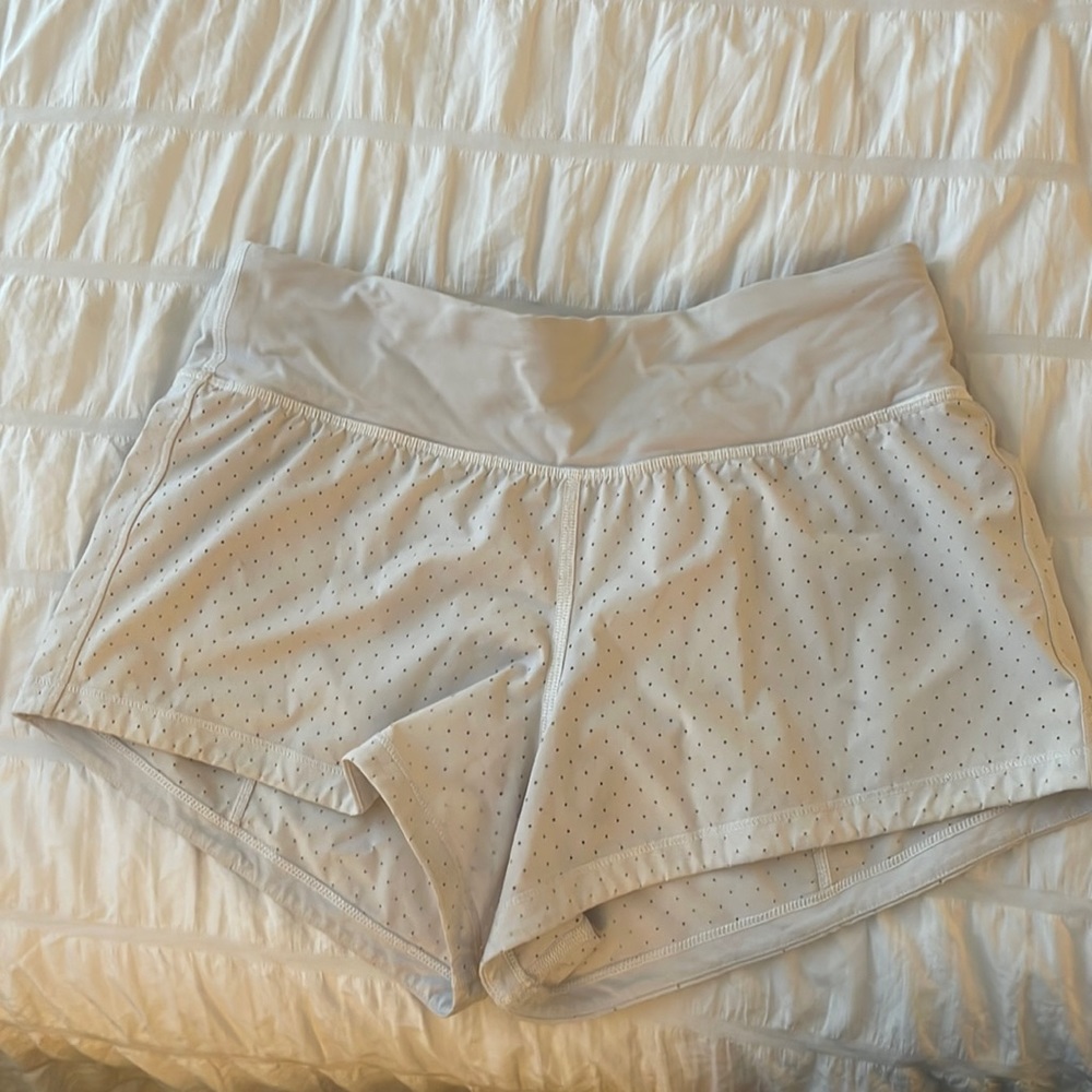 Lululemon White Shorts